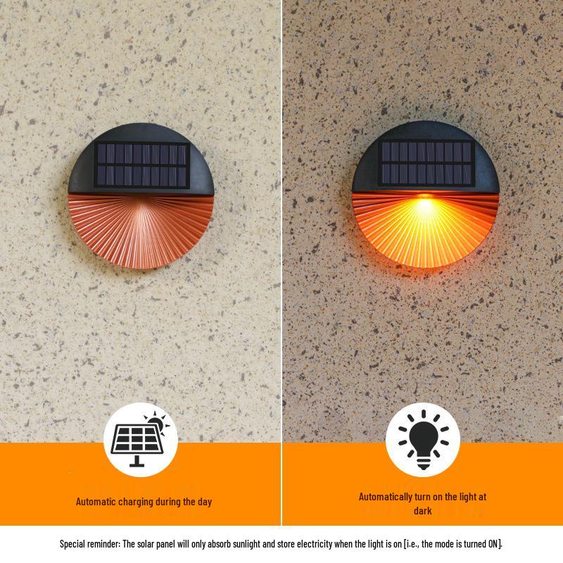 Solar Courtyard & Garden Wall Lamp - Outdoor Balcony & Street Lighting Fixture