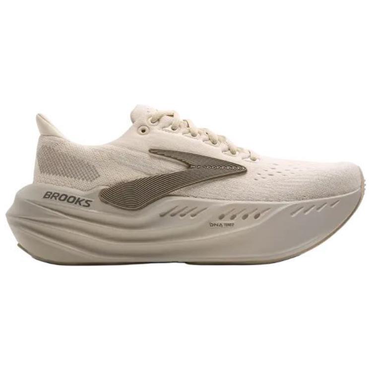 Brooks Glicerina Max Mandorla Pesca London Fog Sneakers Donna Bianco Crema 120436-1B-208