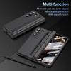 Kickstand Phone Case for Samsung Galaxy Z Fold Special/Z Fold 6 Slim/W25 PC Back Cover with Stylus and Tempered Glass Film