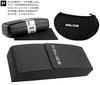 POLICE Vplq51j Frame Only Po Half-rim Square Titanium Mens Glasses 5318