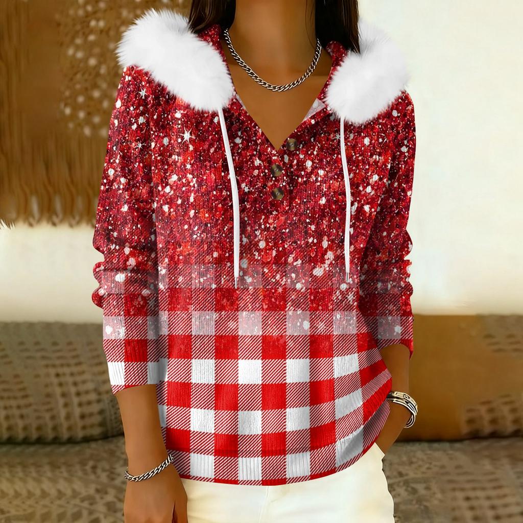 Damenmantel Langärmeliger Kapuzen-Winter-Warmmantel Jacke