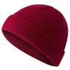 Warm Winter Knit Beanie Cap Fisherman Warmer Watch Cap Daily Ski Hat