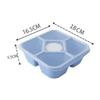 New Wheat Straw Snack Containers 5 Compartments Microwave Safe Food Storage Boxes Reusable Meal Prep Lunch Box for Adults