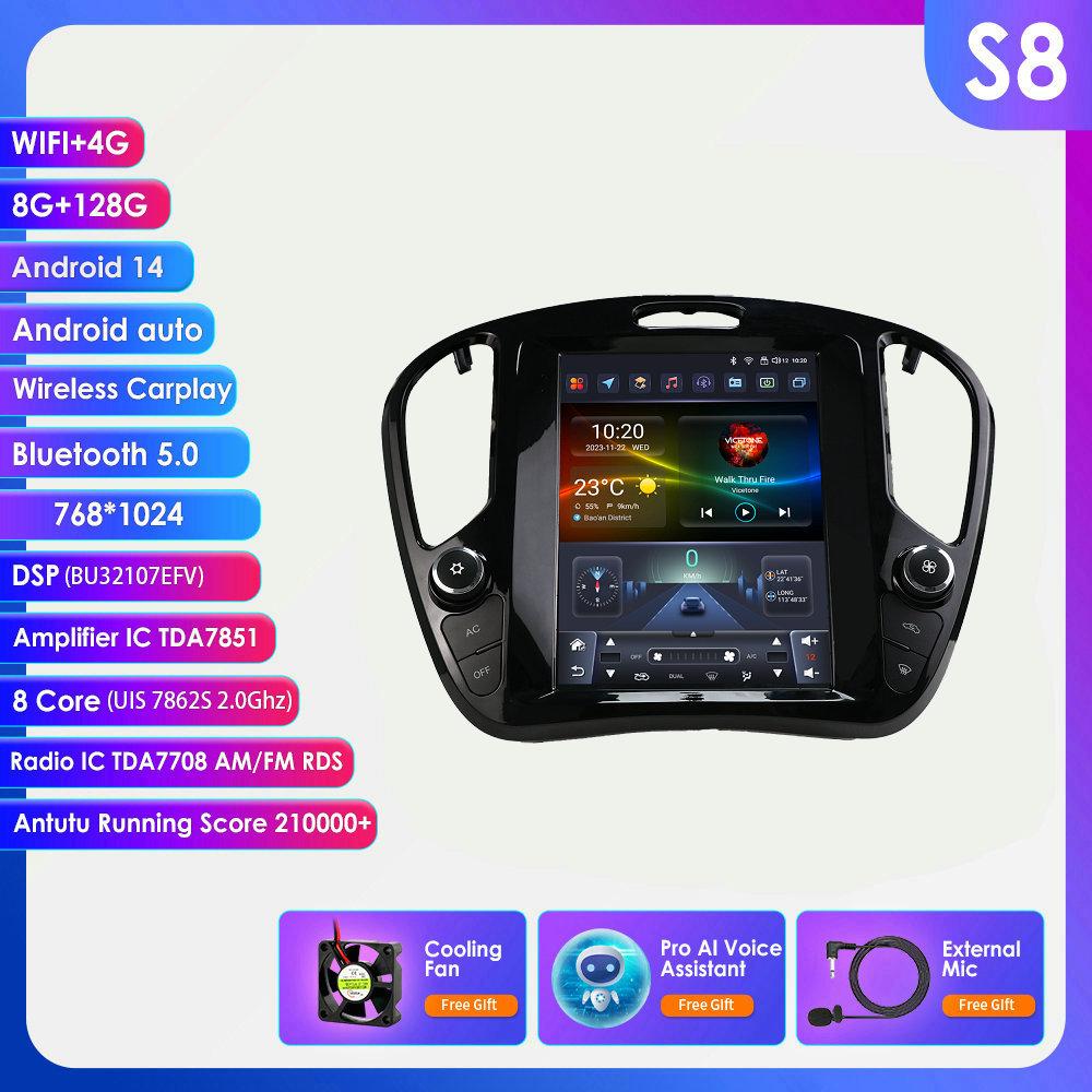 Ossuret 9.7 AI Android Car Radio Multimedia Video Player Intelligent  Auto Stereo 4G for Nissan Juke 2011-2018 for Infiniti ESQ 2014-2019 GPS Carplay