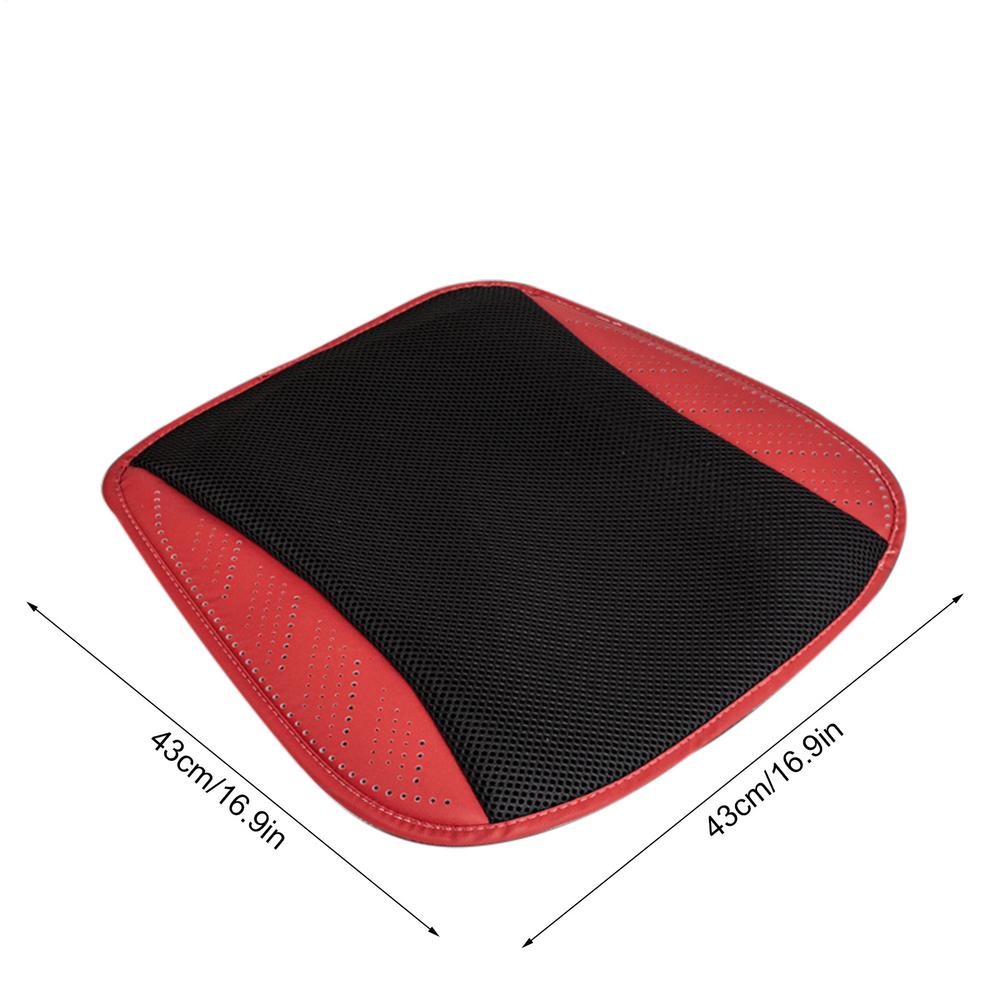 Cooling Car Seat Cushion Car Front Seat Cooling Cushion Ventilated 8 Fans Included Ice Silk Mesh Mat Quiet For Hot Weather Road