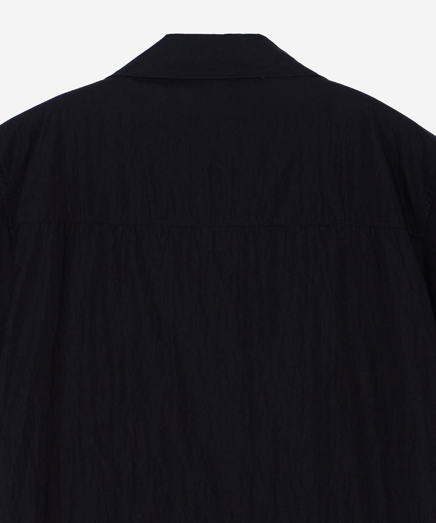 Pildeoseu One Pocket Wrinkle Short Sleeve Shirt Black
