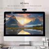 1080P Computer Camera with Microphone Desktop USB Webcam   Drive for Video Call(Black )