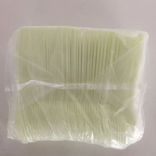 Daiwa Bussan Plastic Spoons, Split Tip, No Bag, Disposable Tableware, Ivory, 16cm Long, Disposable Cutlery, Commercial Use, Pack of 100, Clear, 19.0 X