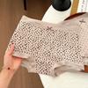 Big Size Girls Spring and Autumn Sexy Leopard Print Pure Cotton 10A Antibacterial Extended Crotch Flat Angle Underwear