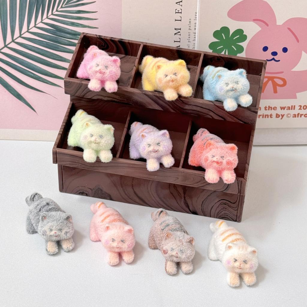 10pcs/Set Mini Cat Figure Toy Cartoon Characters Cat Figurine Action Figure Toy Desktop Decoration Fans Children Gift