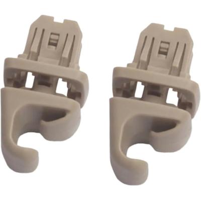Sun Visor Clip Fit for Toyota Prado Land Cruiser Highlander Sun Visor Fixing Hook Clip Holder Beigegray 1PC 2pcs Sun Visor Holder(2PCS)