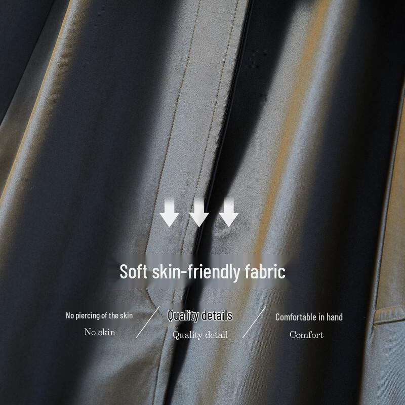 Women's Polo Collar Cotton Blend Trench Coat