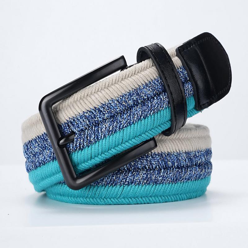 Men'S Belt Men'S Belt Tactical Pin Buckle Alloy Buckle Nylon Belt Braided Belt Tooling Outdoor Training