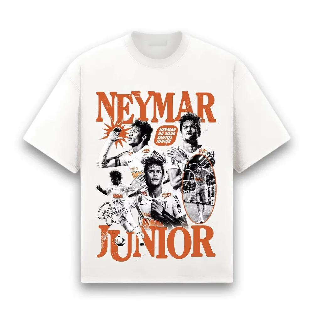 Neymar Classic 2025 Season Printed T-shirt Oversized Y2k T-shirt Blouse Casual Cotton Short-sleeved Sports Women's Short Sleeves