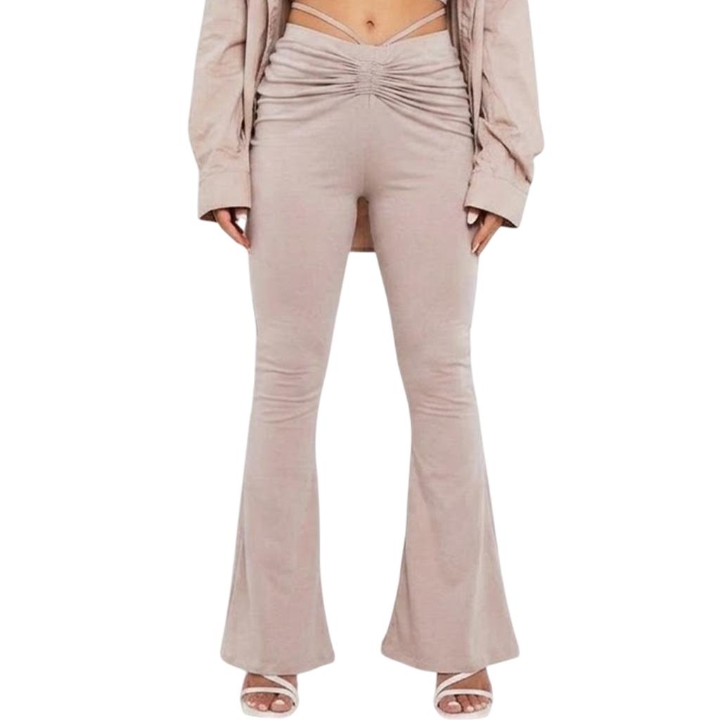 Missy Empire Womens/Ladies Ruched High Waist Trousers