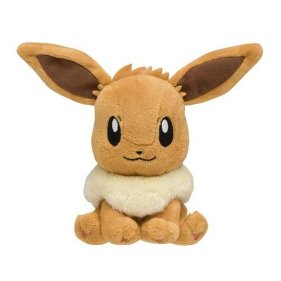 Original plush toy from Pokemon Center fit Eevee.