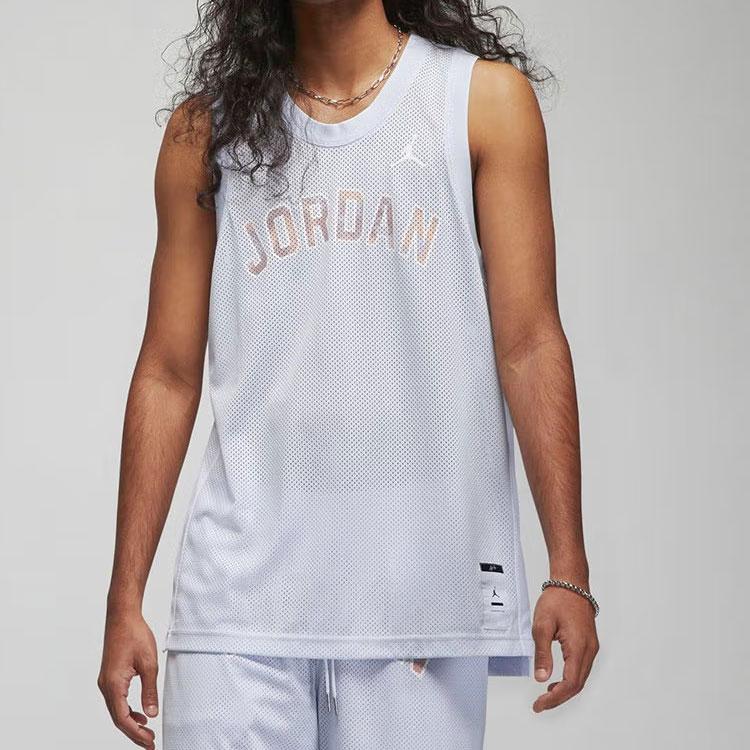 Jordan Basketball Jersey Men's Gray (Unisex) Basketball Jerseys DM1875 085