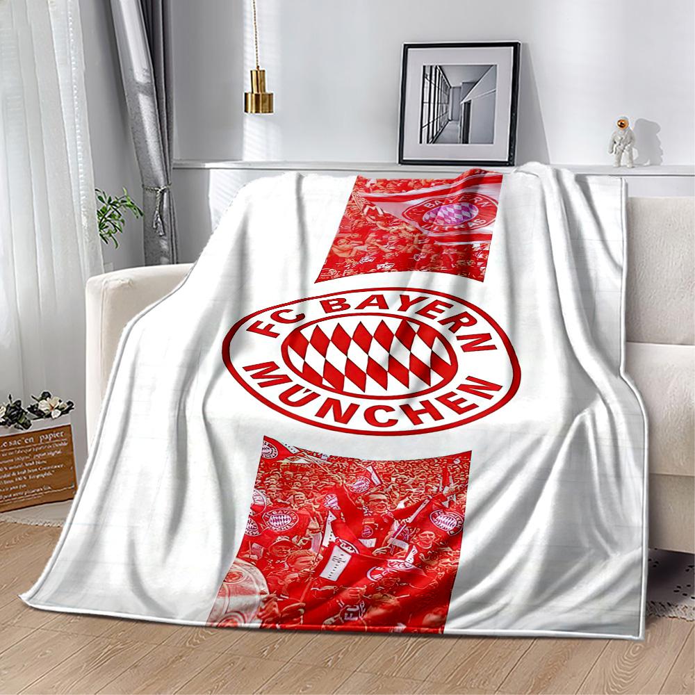 Bayern Munich Blanket Comfortable Perfect for Bed Livingroom Picnics for All Seasons Modern Birthday Christmas Gift Blanket