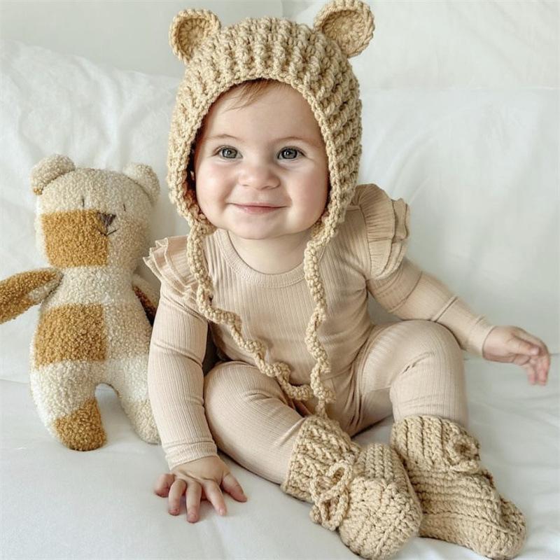 Neu Handarbeit Gehäkelte Personalisierte Modische Katze Ohr Zopf Stern Anhänger