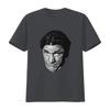 Vintage Black White Funny Classic Comedy Actor Portrait Print Casual T Shirt Vintage Washed Graphic Stretched Streetwear