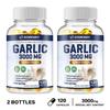 XEMENRY Capsule d'Aglio Inodori - Estratto d'Aglio da 3000mg - Sistema Immunitario e Salute Cardiovascolare