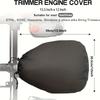 TTOBS 1pc Heavy-Duty Oxford Fabric Engine Covers - Black, Durable Polyester Protective Covers for Lawn Mowers, Hedge Trimmers