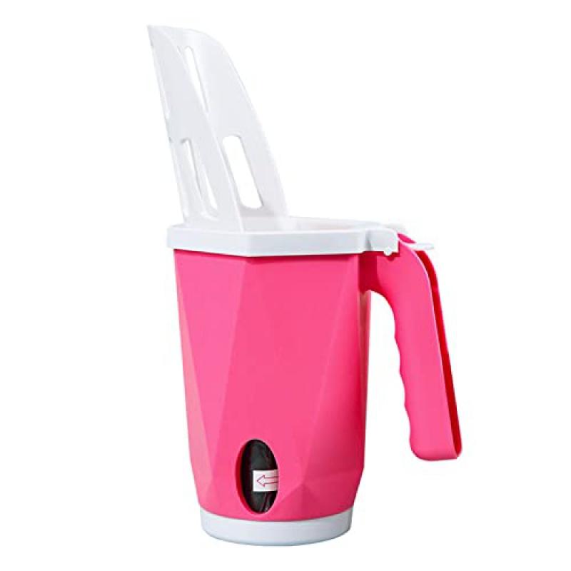 

Интегрированный совок для кошачьего туалета, костюм для кошачьего дерьма, лопата для кошачьего туалета, мусорный бак со съемным дном красный