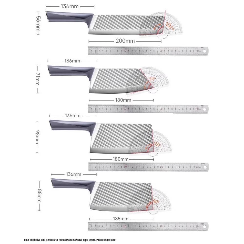 Supor KE180BM6 Lightweight Multi-Purpose Kitchen Cleaver - Slicing, Meat Cutting, Vegetable Knife