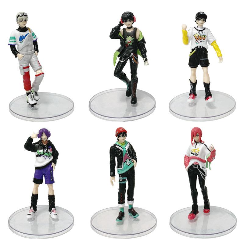 Anime BLUE LOCK Isagi Yoichi Seishiro Nagi Meguru Bachira Reo Mikage Hyoma Chigiri Rin Itoshi Figure Toys 17cm