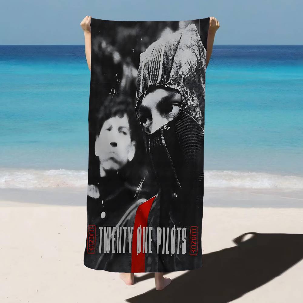 Band Twenty One Pilots Big Microfiber Beach Towels Quick Dry Towel Sand Beach Towels Pool Towel For Travel Swim Pool Yoga