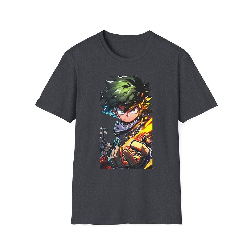 Anime Soft TShirt Izuku Midoriya Unisex Jl Anime Front Printed
