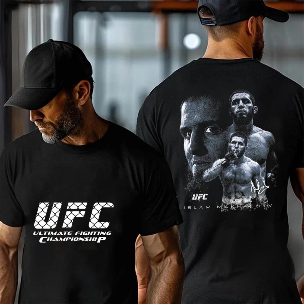 Islam Makhachev UFC Šampion 2025 Tričko Fanoušek Ultimate Fighting Unisex Tričko