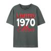Vintage 1970 Retro Bitrthday Limited Edition Coupons Unisex Tshirt New Funny Oneck Tops Tees Cotton Tshirt Oversized T Shirt