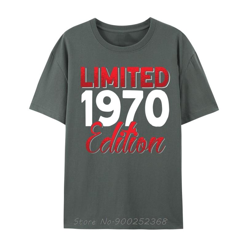 Vintage 1970 Retro Bitrthday Limited Edition Coupons Unisex Tshirt New Funny Oneck Tops Tees Cotton Tshirt Oversized T Shirt