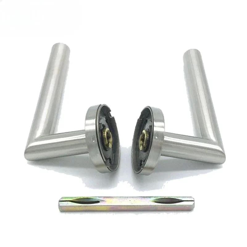 High Quality 304 Stainless Steel  Split Door Lock Handle Fire Door Handle Brushed Surface Multiple Appearances