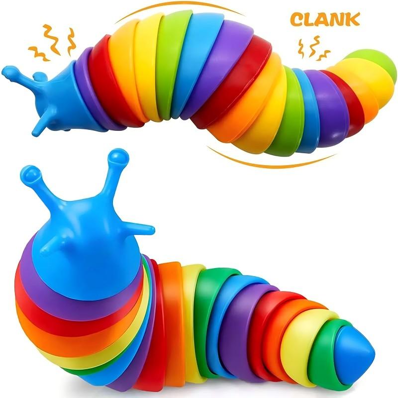 Fidgeting Slug Plaything For Kids 18Cm 3D Vivid Sensory Slug Relieves Fun Decompression Toy Creative Twist Caterpillar Fidget Toys