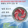 Men Outdoor Summer USB Electric Fan Cooling Jackets New generation 19 24V Air Conditioning Fan With Cable Air Conditioner Fan