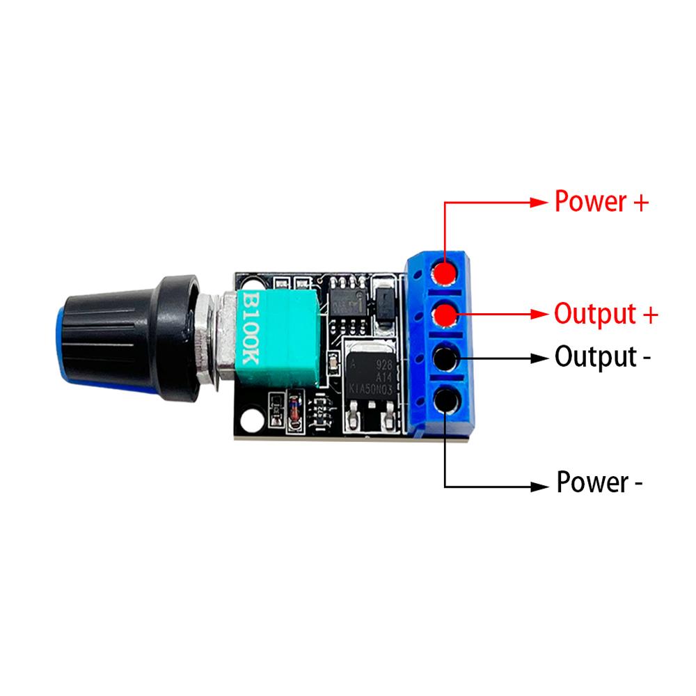 DC 5V-16V 10A Voltage Regulator PWM DC Motor Speed Controller Governor Stepless Speed Regulator LED Dimmer Power Controller