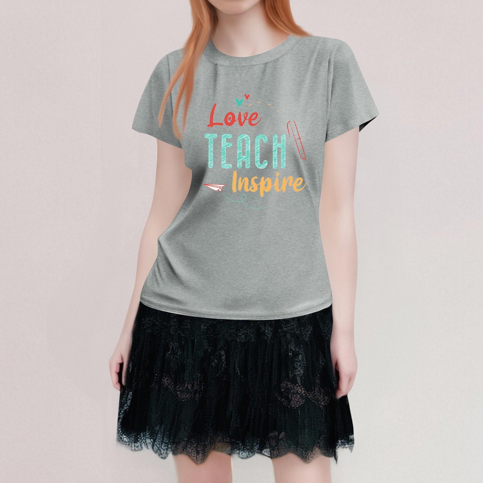 

Женская повседневная футболка с круглым вырезом и короткими рукавами с принтом XXXXL