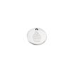 Mirror-Finish Titanium-Steel 18K Gold-Plated Ice Cream Pendant DIY Kit