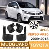 Mud Flaps For Toyota Verso AR20 2009-2018 Splash Guards MudFlaps Front Rear Mudguards Fender Car Exterior Accessories 2010