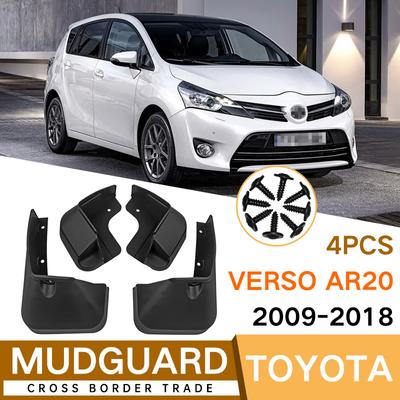 Zástěrky pro Toyota Verso AR20 2009-2018 Zástěrky Zástěrky Přední Zadní Zástěny Blatník Exteriérové ​​příslušenství vozu 2010