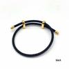 3mm Adjustable Steel Hand Rope Bracelet with Figure-Eight Buckle, Hard Gold Lucky Pixiu Beads, Red Rope Zodiac Design