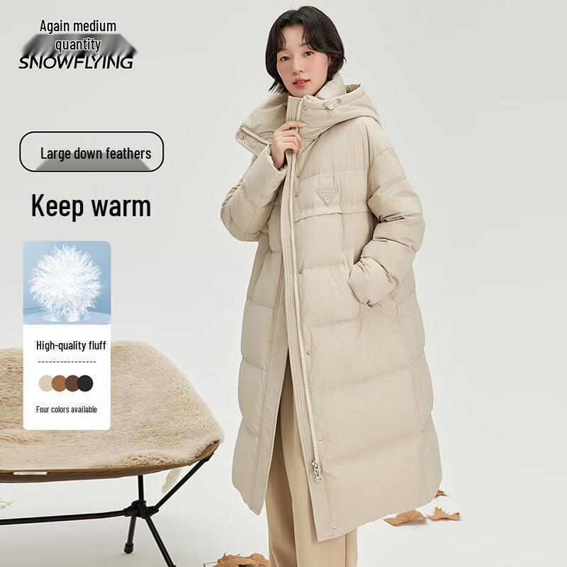 

Xuezhongfei Women s Long Hooded Down Jacket X40148184F M
