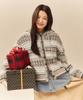 Lee Women'S Hooded Nordic Cardigan Gray