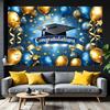 1 Graduation Party Banner, Polyester Durable Wall Decor, Suitable for Room, Photo Studio, Home and Outdoor Lawn Decoration