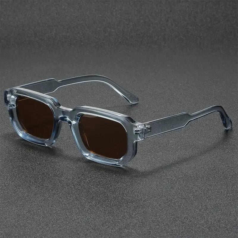New Vintage Rectangle Frame Sunglasses Fashion Retro Men Sun Glasses Luxury Brand Design Glasses Uv400 Eyewear Women Goggles