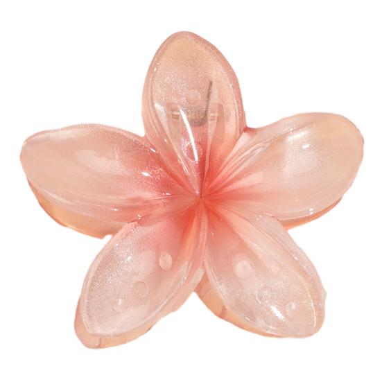 Kvinner Blomsterform Hårklo Anti-skli Design Gradient Farge Hårklemme Dusj Bading Tilbake Hode Haisklips Stylingtilbehør