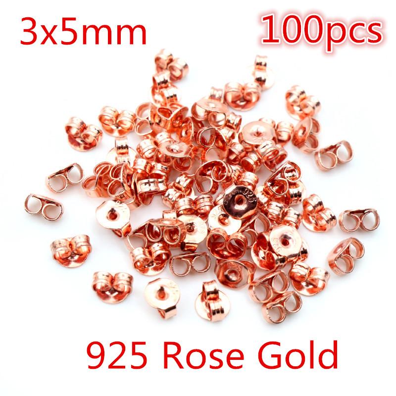 Multi-colors Metal and Plastic Earring Back Plug Cap Nail Accessories Anti-allergic Anti-inflammatory DIY Jewelry Accessories