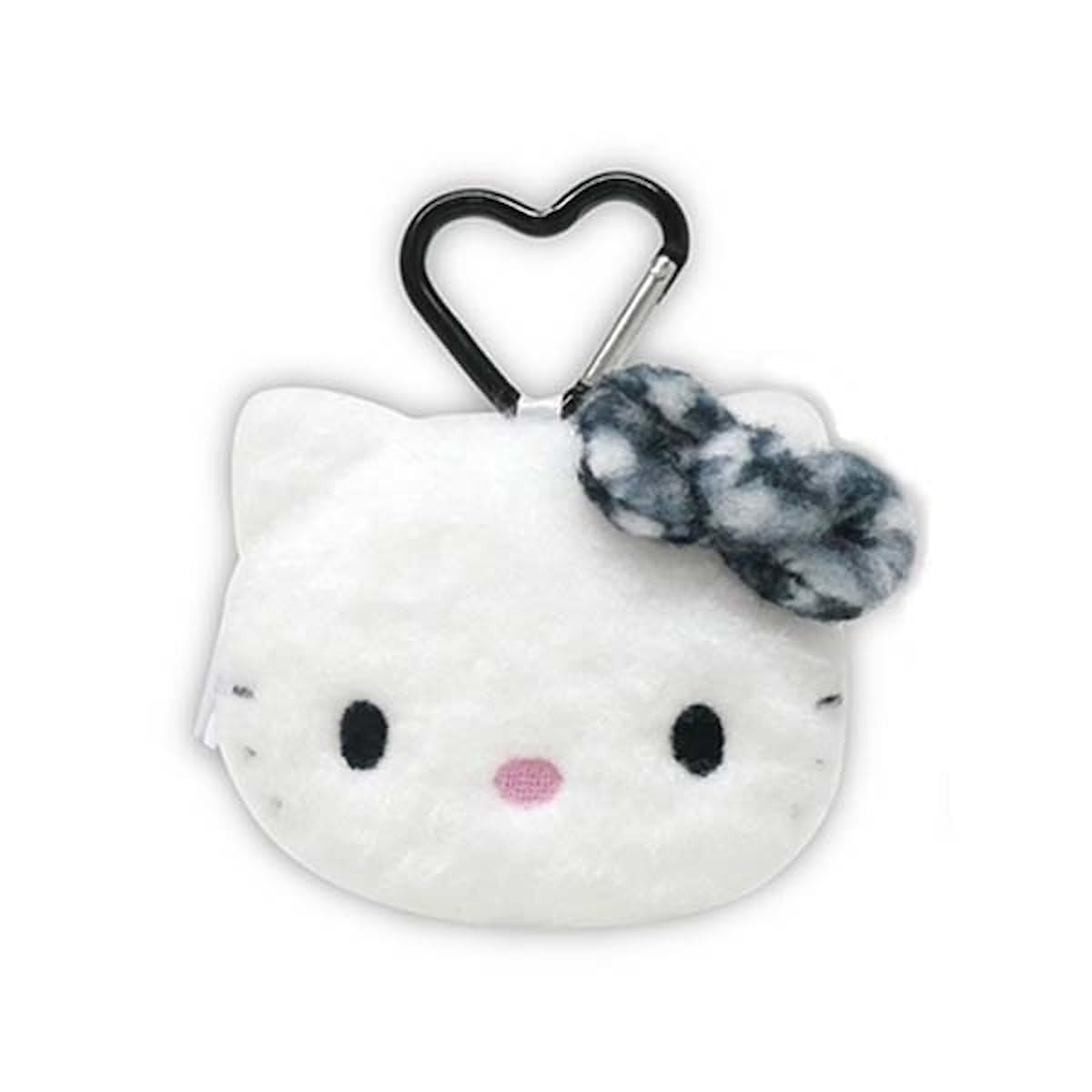 Компания K Hello Kitty (Серия «Гусиная лапка») Кошелек для монет, Черный, KTC-KZ-BK, В75 x Ш90 x Г30 мм